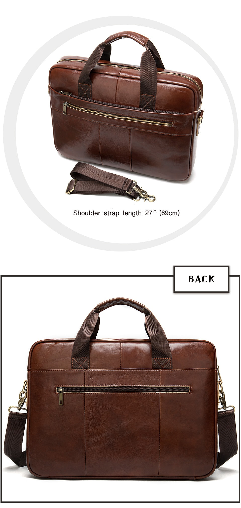 حقيبة اوراق جلد من ويستال