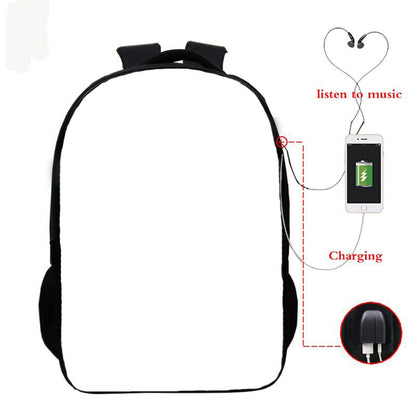 حقيبة ظهر وولف ثري دي مع يو اس بي للشحن