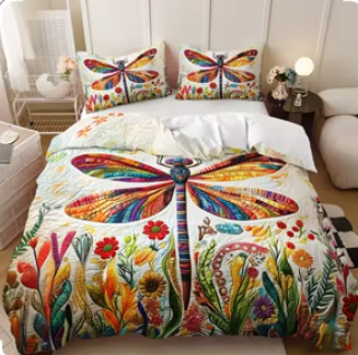 غطاء لحاف مع غطاء مخده نفرين