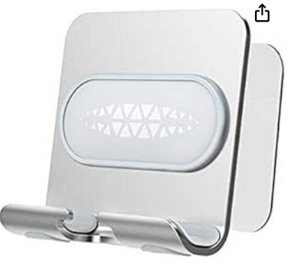 قاعدة موبايل متحركه تثبيت لاصق سوداء اللون