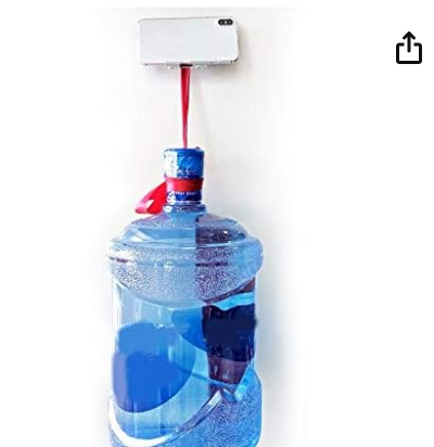 قاعدة موبايل متحركه تثبيت لاصق سوداء اللون