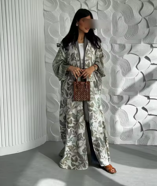 عبايه نسائيه مفتوحه كم طويل