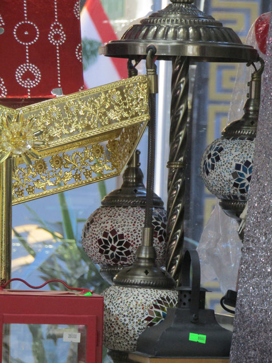 مصباح تعليق ملون 3 كرات